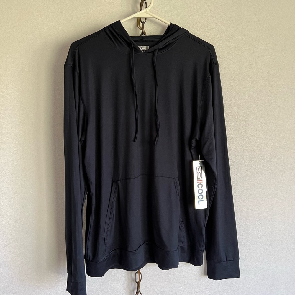 Super comfortable thin hoodie, navy blue. Size M